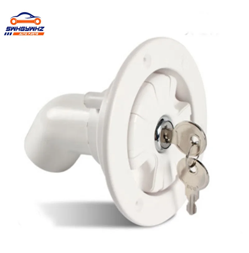 

RV Accessories Gravity Fresh Water Fill Hatch Inlet Filter Lockable For RV Boat Camper Trailer White Caravan Accessories
