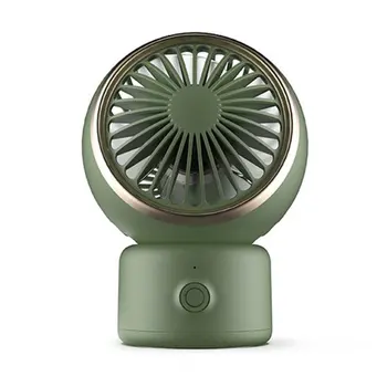 

Mini USB Desk Fan Portable Ultra-quiet Small Fan Shaking Head 3 Speed Adjustable Student Dormitory Desktop Fan