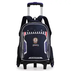 Детские школьные сумки на колесиках с рисунком Mochilas, Детский рюкзак на колесиках, чемодан для девочек, рюкзак, рюкзак для детей, школьный