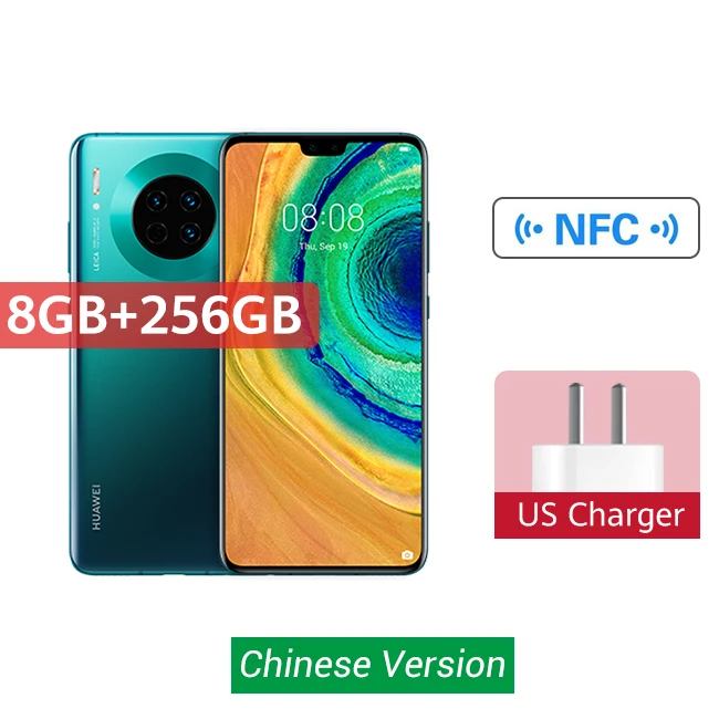 Смартфон huawei mate 30 5G, Версия 8 ГБ, 128 ГБ, 256 ГБ, Kirin 990, тройная камера 40 МП, фронтальная камера 24 МП, 6,62 дюйма Скидка 600 руб. /. При заказе от 5500 руб. /Промокод: newyear600 / Ко - Цвет: 8GB 256GB Green 5G