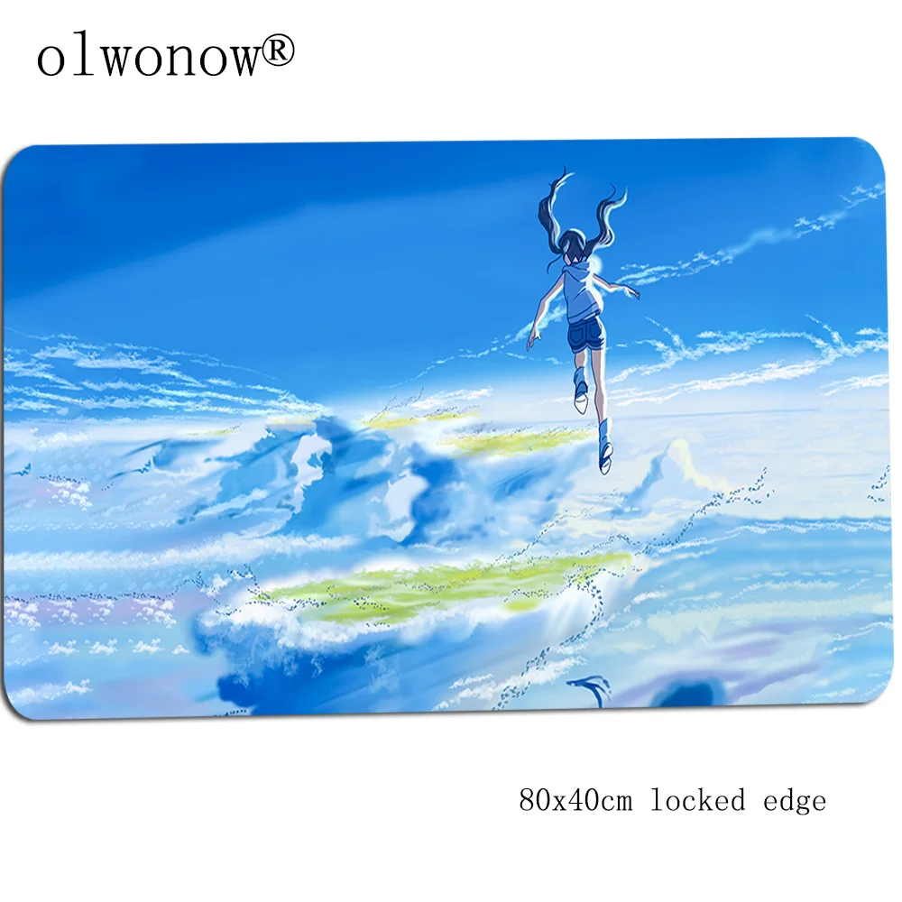 Weathering with you mousepad 800x400x3mm gaming mouse pad gamer mat High quality game computer desk padmouse keyboard play mats