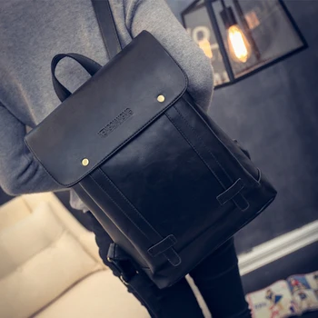 

Brand Hot Women Fashion Backpack Male Travel Backpack mochilas School Mens Leather Business Bag Large Laptop Shopping Travel Bag