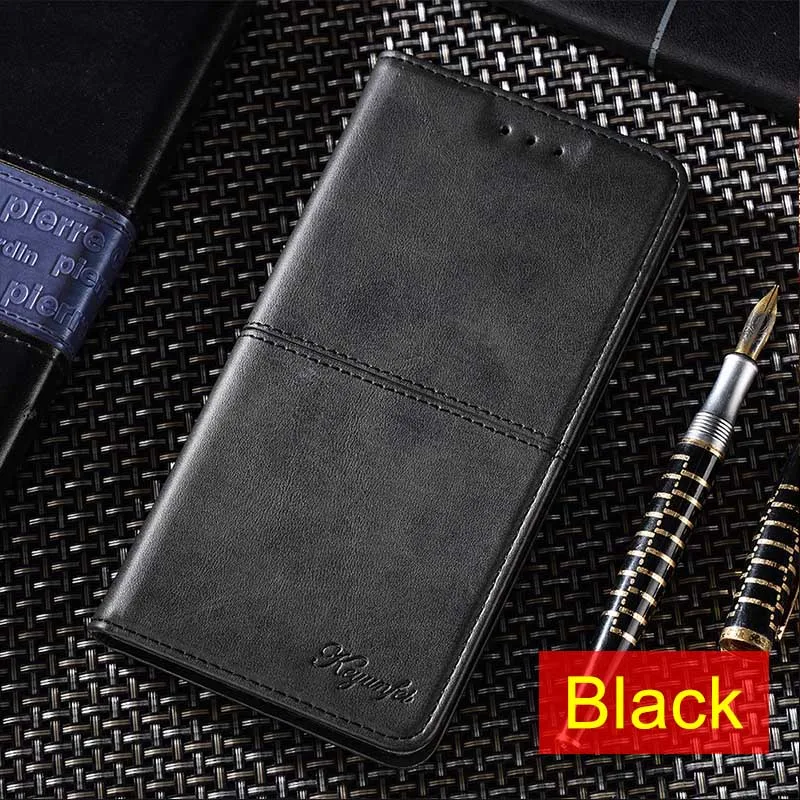 Модный кожаный чехол-книжка для huawei P20 P30 Lite mate 20 30 Pro Nove 3e Honor 10 20 6x 7x 8x слот для карт Магнитный чехол - Цвет: Black