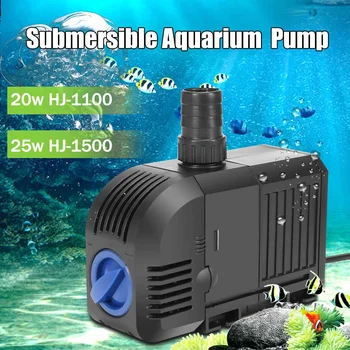 

20W/25W Adjustable Changeable Sponges Submersible Water Pump Aquarium Air Fish Tank Pool Pond Garden Fountains Water Pumps