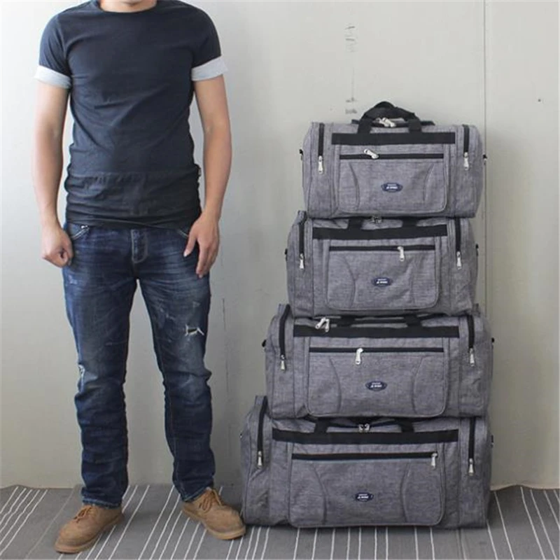 Oxford Waterproof Gym Bag Outdoor Men's Black Large Capacity Duffle Travel Fitness Weekend Overnight Waterproof Sport Bags