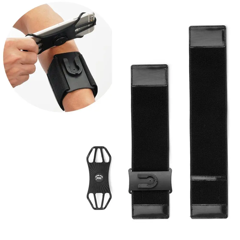 

Removable Mobile Phone Holder Sport Gym Running Phone Armband 360 Rotate Detachable for Shopping Running Walking Climbing Yoga
