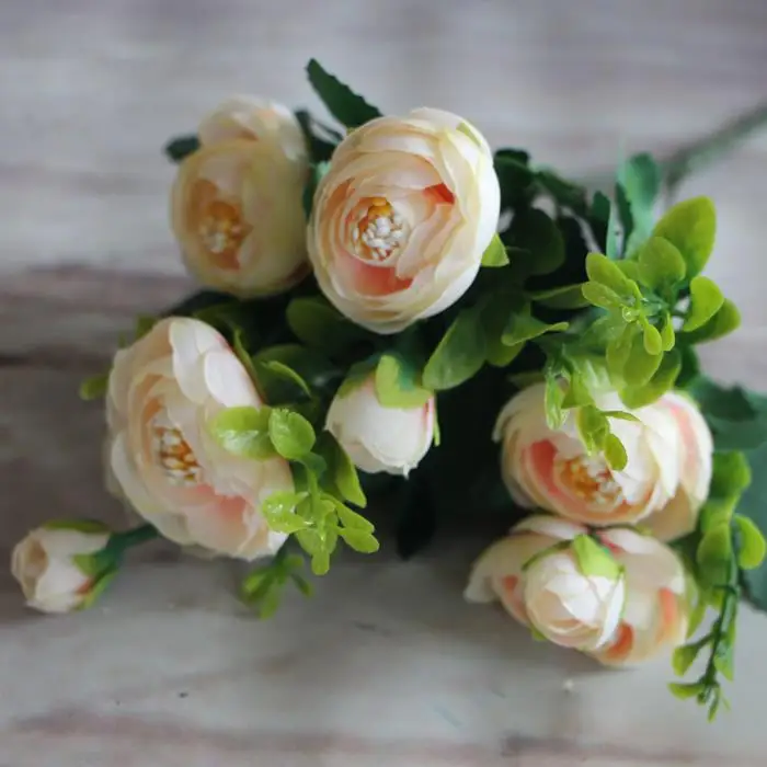 Realistic Spring Artificial Fake Peony Flower Room Wedding Decoration