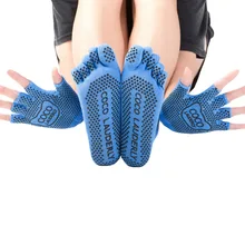 Спортивные носки женские нескользящие носки с пальцами для йоги и перчаток, Полный Палец Носки спортивные танцевальные носки для пилатеса Новое поступление