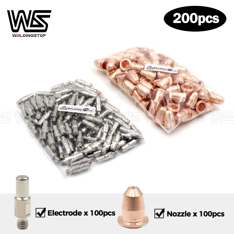 10 Elettrodi E 10 Ugelli Per Torcia Al Plasma Eddyweld – Kit Punte 220669 220671 - 2