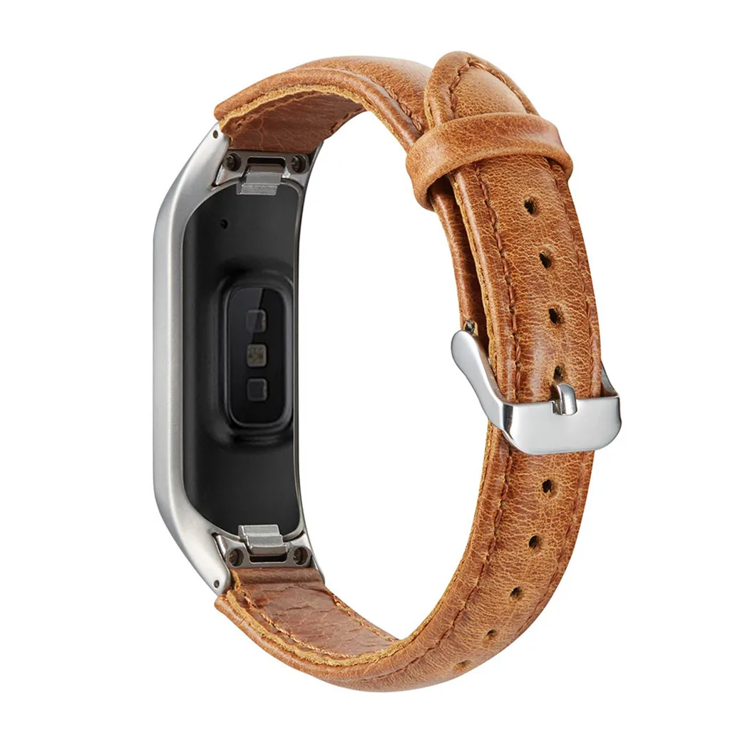 Модный простой кожаный сменный браслет наручных часов ремешок для samsung Galaxy fit e R375