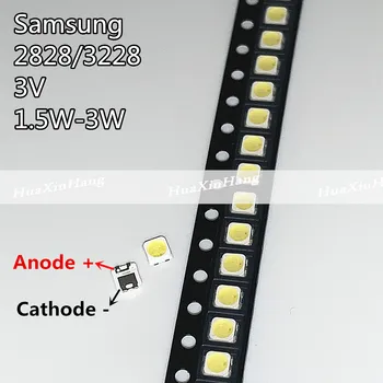 

500pcs/lot For SAMSUNG LED LCD Backlight TV Application LED Backlight TT321A 1.5W 3V 3228 2828 Cool white LED LCD TV Backlight