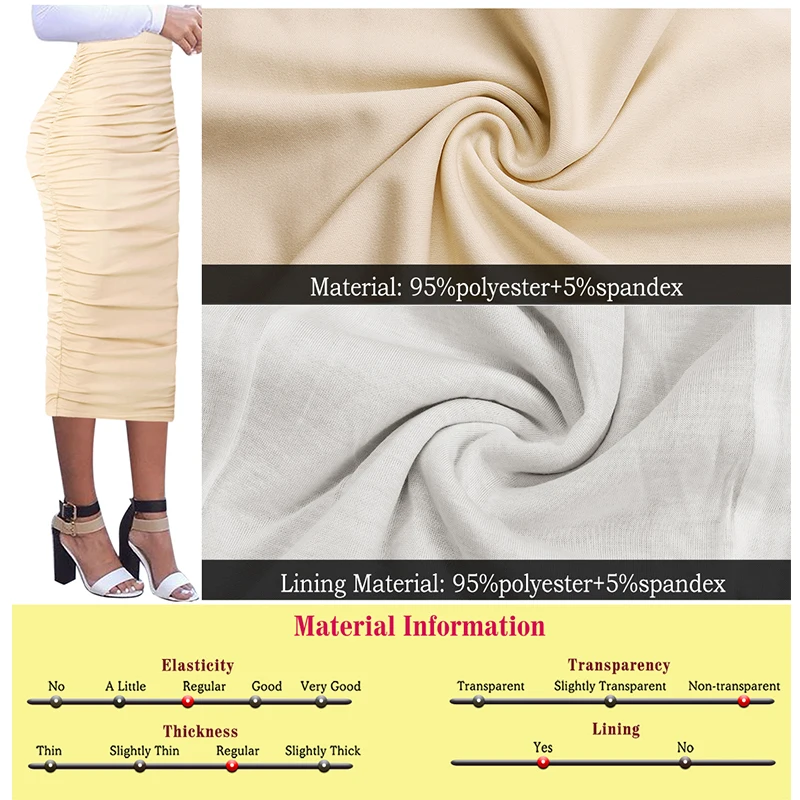 Vfemage Womens Elegant Ruched Ruffle High Waist Leopard Floral Print Slim Casual Work  Party Pencil Midi Mid-calf Skirt  1023