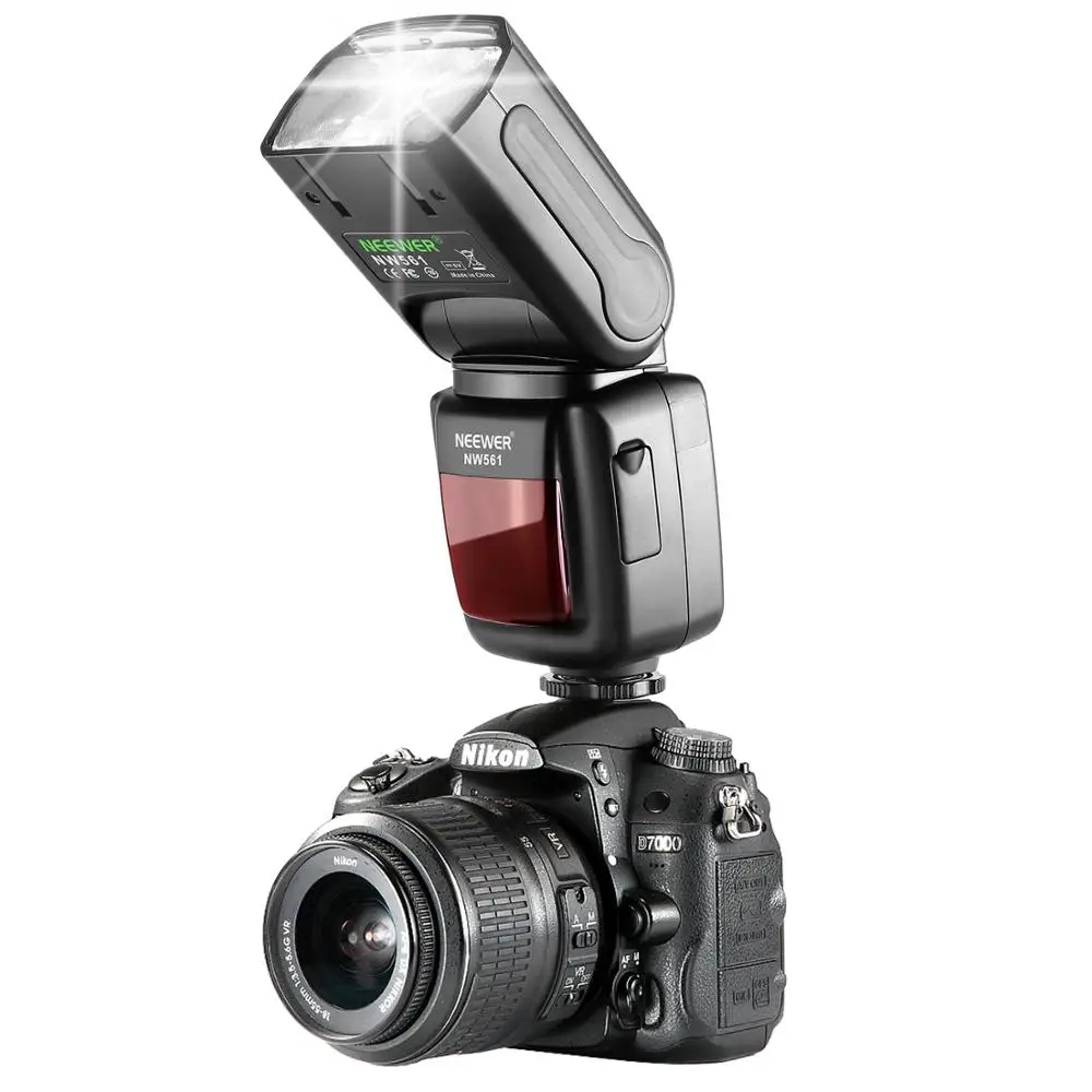 Neewer NW-561 GN38 ручная ЖК-Вспышка Speedlite с дисплеем Flash Kit для Canon Nikon и других DSLR камер, включает в себя: NW561 вспышка+ триггер