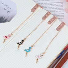 Flamingo Metal Bookmark Cute Kawaii Animals Book Markers For Reading Note Paper Page Marker Back To School As School supplies Flamingo Metal Bookmark Cute Kawaii Animals Book Markers For Reading Note Paper Page Marker Back To School As School supplies