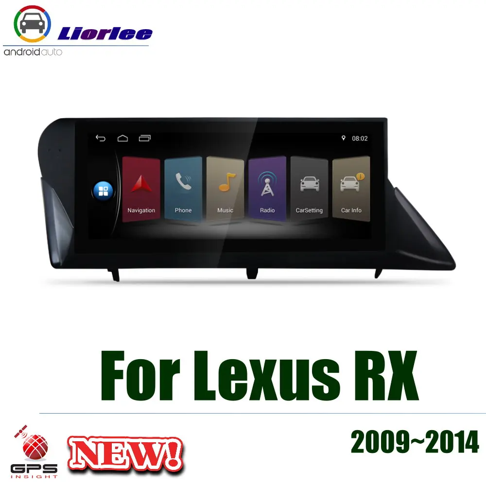 Автомобильная навигационная система GPS для Lexus RX 2009 2010 2011 2012 2013 стерео радио Android мультимедиа плеер подходят для низкая Версия