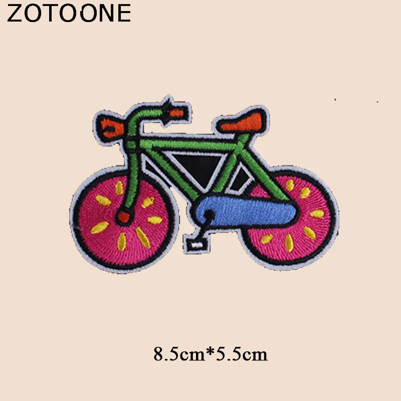 ZOTOONE велосипедный патч для одежды Утюг на значки теплопередача Diy наклейки аппликация вышитые аппликации накладки ткань G