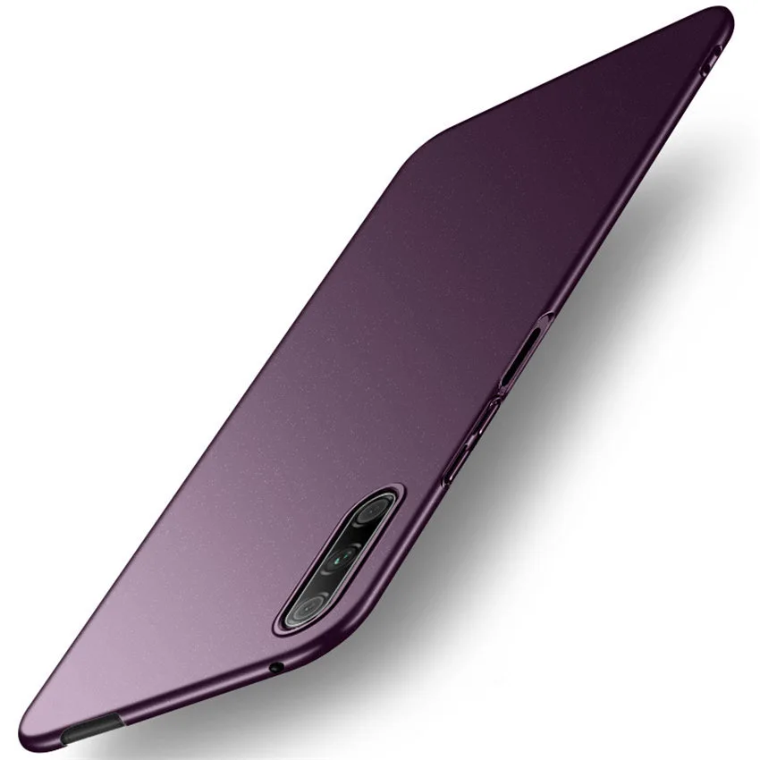 Aixuan чехол для Honor 9x Pro Чехол полная защита матовое стекло с эффектом антиотпечатки чехол для телефона huawei Honor 9x Capa со стеклянной пленкой - Цвет: purple