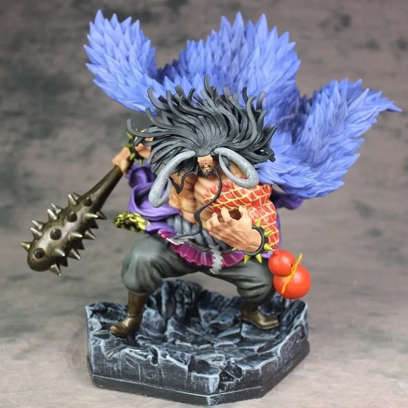 

New Voice Anime One Piece Five Imperial Resonance Hundred Beast GK Battle Kaido Garage Kit Model Ornaments