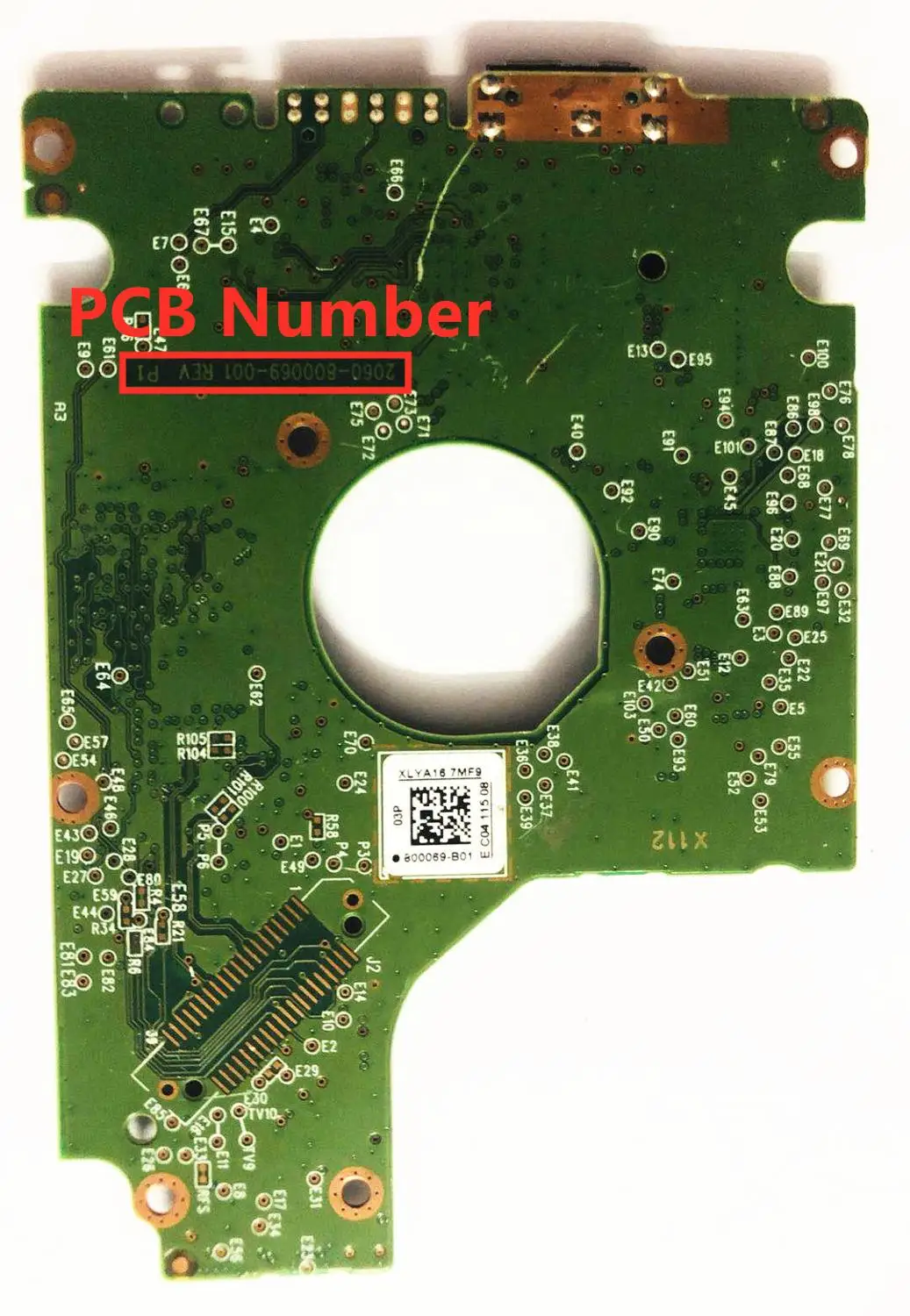 

2060-800069-001 REV P1 / WD HDD печатная плата для 3,0 USB жесткого диска ремонт данных WD10SDZW