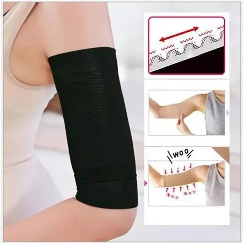 New Fashion  Elastic Shaping Thin Arm Bundle Arm Set Women Elastic Shaperwear Slimming Manchon De Compression Pour Bras	@F