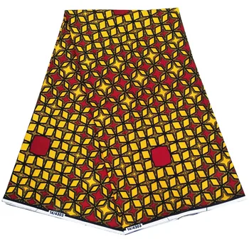 

2019 Nigerian Ankara veritable wax fabrics African wax prints fabric pure cotton wrapper 6 yards
