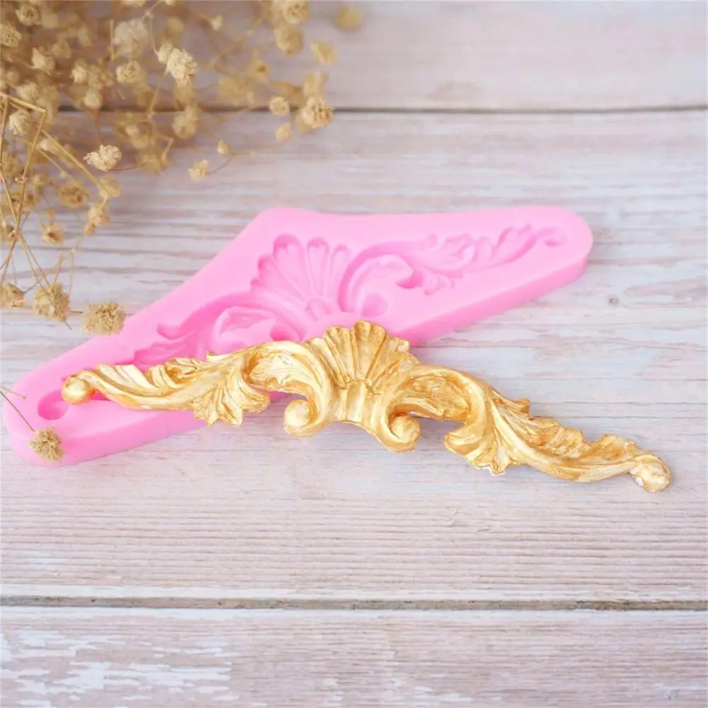 European pattern border Decorative pattern silicone mold fondant mold cake decorating tools chocolate gumpaste mold