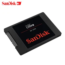 Sandisk Внутренний твердотельный накопитель ULTRA 3D SSD 250 ГБ 500 Гб 2,5 дюймов SATA III HDD жесткий диск твердотельный накопитель HD ssd жесткий диск Тетрадь ПК 1 ТБ