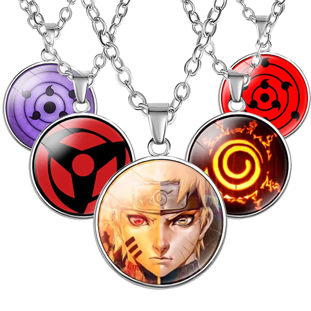 Pendentif Collier en Alliage Anime Naruto Konoha 