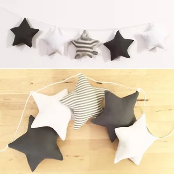 

Baby Room Handmade Nursery Star Garlands Christmas Kids Room Wall Decorations Photography Props