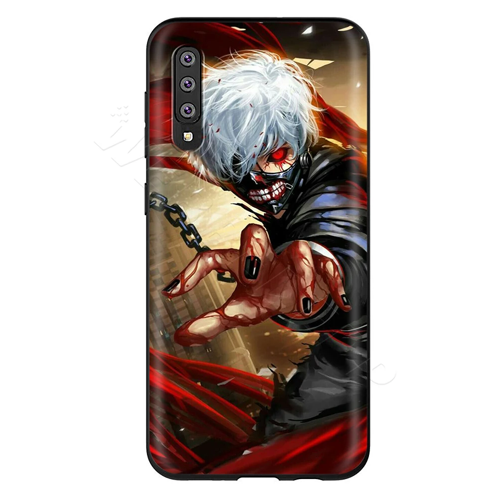 Webbedepp анимэ Tokyo Ghoul, чехол для samsung Galaxy S7 S8 S9 S10 Edge Plus Note 10 8 9 A10 A20 A30 A40 A50 A60 A70