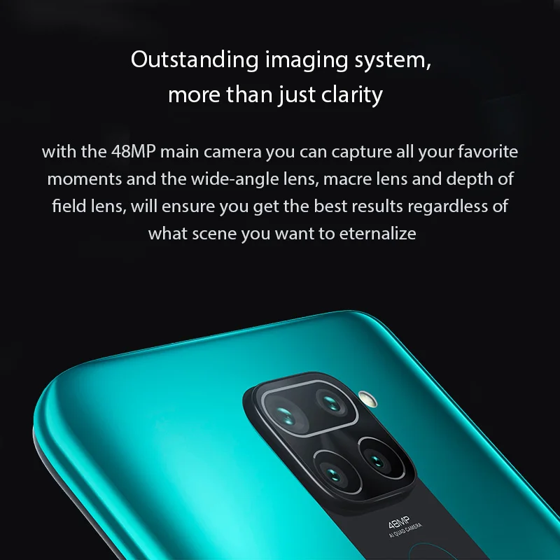 Global Version Xiaomi Redmi Note 9 Smartphone 4GB 128GB Helio G85 6.53'' 48MP Quad Camera Mobile Phones 5020mAh Big Battery