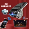 Caméra de tableau de bord pour voiture, 2 en 1, 1080P, grand Angle 170 degrés, Dashcam, Dashcam, ADAS, Android, enregistreur automatique, Version nuit ► Photo 1/6