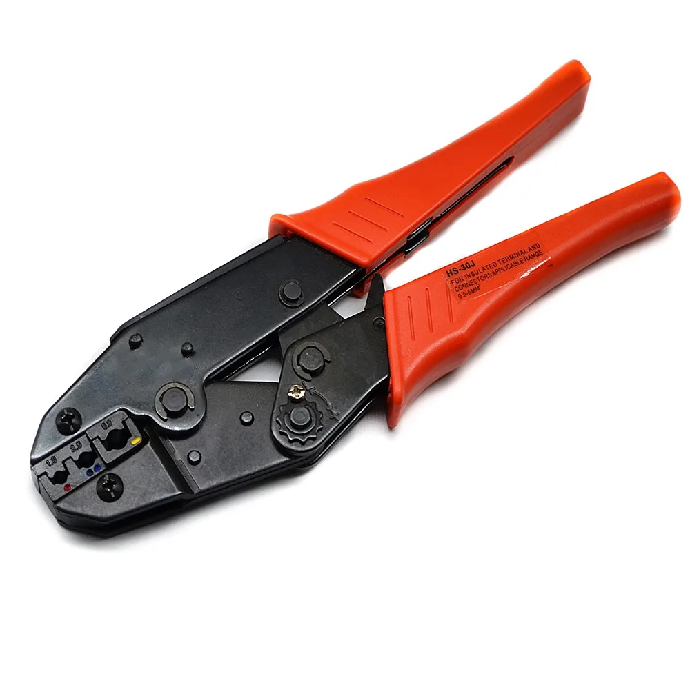 

AWG23-10 Wire Range Electrical RT-HS-40J Blue Hand Type Ferrules Lug Cable Terminal Crimping Tool