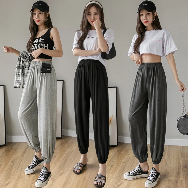 

Korean Pants Bell Bottom Pants Womens Clothing Women Sweatpants Sweatpants Punk