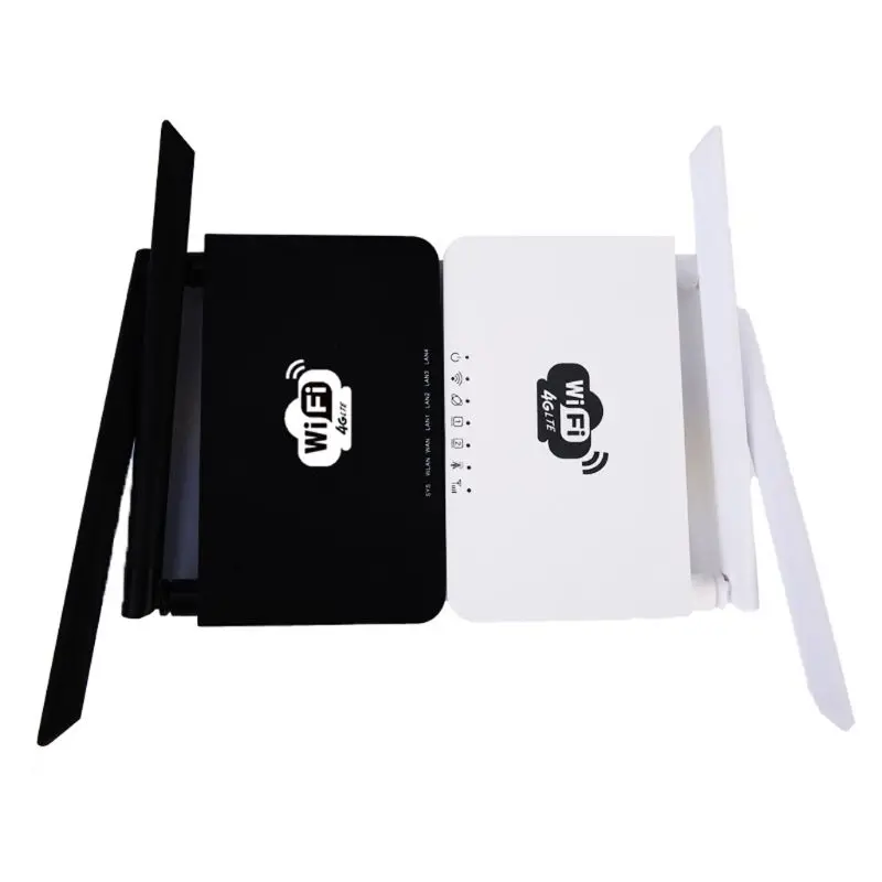 EU US Wireless CPE 3G 4G Wifi Router Portable Gateway FDD LTE WCDMAGlobal Unlock External Antennas SIM Card Slot WAN/LAN Port