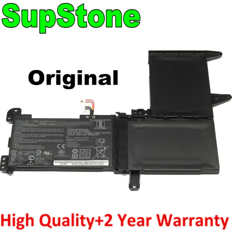 SupStone оригинальные B31N1637 ноутбук Батарея для Asus F510UA S510UQ X510UN-1A B31Bi9H S5100U X510UR-3B C31N1637 X510UQ-3F