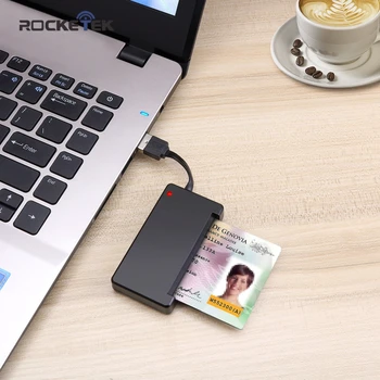 

Rocketek USB 2.0 Smart Card Reader CAC ID,Bank card,sim card cloner connector cardreader adapter computer pc laptop accessories