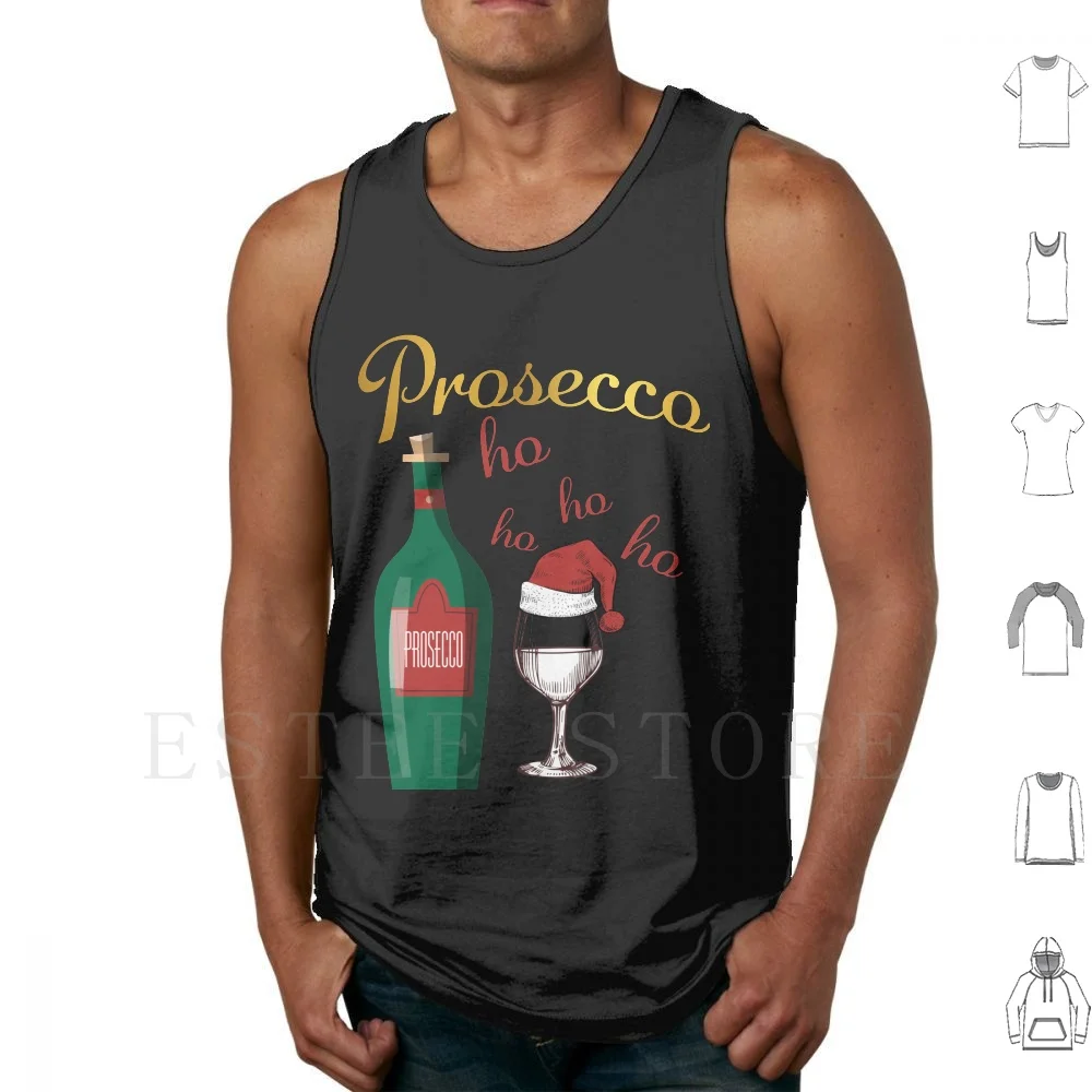 Divertente Natale Prosecco Ho Ho Ho! Canottiere Canottiera Prosecco Prosec Ho Ho Prosecco Ho Ho Ho Prosseco Vino Bevitore Di Vino