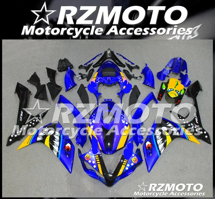 ABS мотоцикл обтекатель комплект для YAMAHA YZF R1 2007-2008 год кузов литья под давлением Магазин № 1537