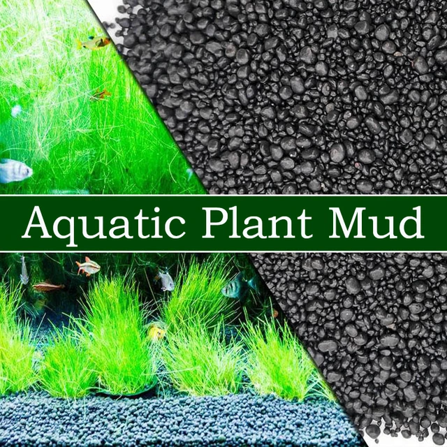 Aquatic Plant Mud Fish Tank Water Grass Mud Aquarium Bottom Sand Nutrient  Soil Black Mud Water Grass Tank Bottom Soil Fertilizer - Aquarium Substrate  - AliExpress