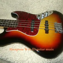 Бас гитары Sunburst 4 Струны электрический бас новое поступление Топ Музыкальные инструменты