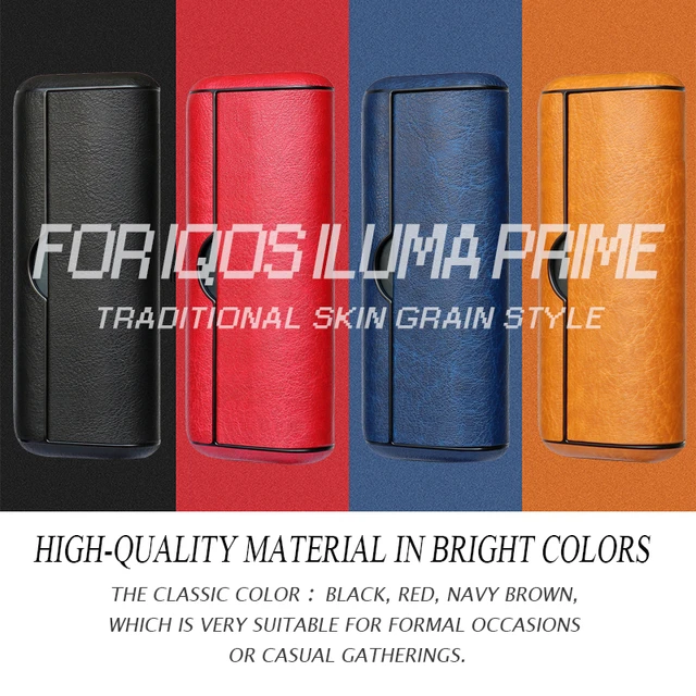 Cover for iqos iluma prime Case PU Leather Protective Case Side Cover  Accessories Compatible with iqos iluma prime cover case - AliExpress