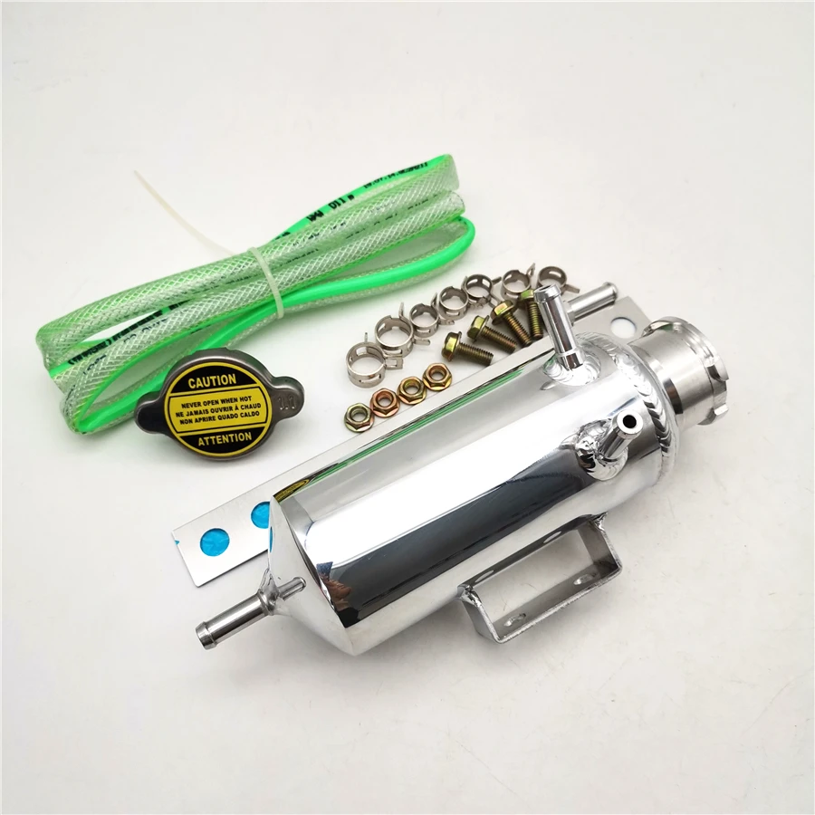 Universal Radiator Coolant Aluminum Catch Tank Bottle Overflow Reservoir 350ml