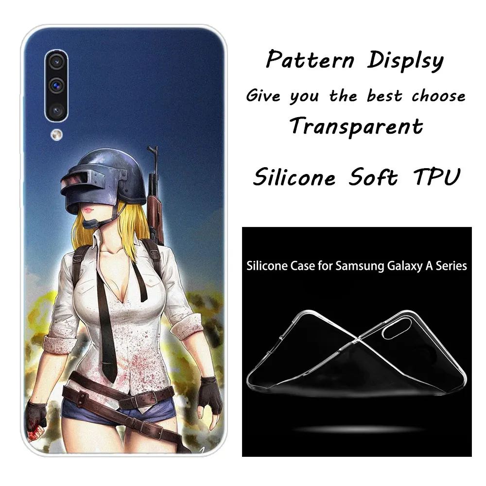 015 Горячие PUBG игры силиконовый чехол для samsung Galaxy A90 5G A80 A70 A60 A50 A40 A30 A20 A10 S A10E A20E M10 M30S M40 Модный чехол с принтом" - Цвет: 015