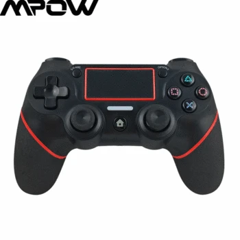 

MPOW Wireless Controller Bluetooth Gamepad With Motion Motors Audio Function Mini LED Indicator Anti-Slip For PS 4/Pro/Slim/PC
