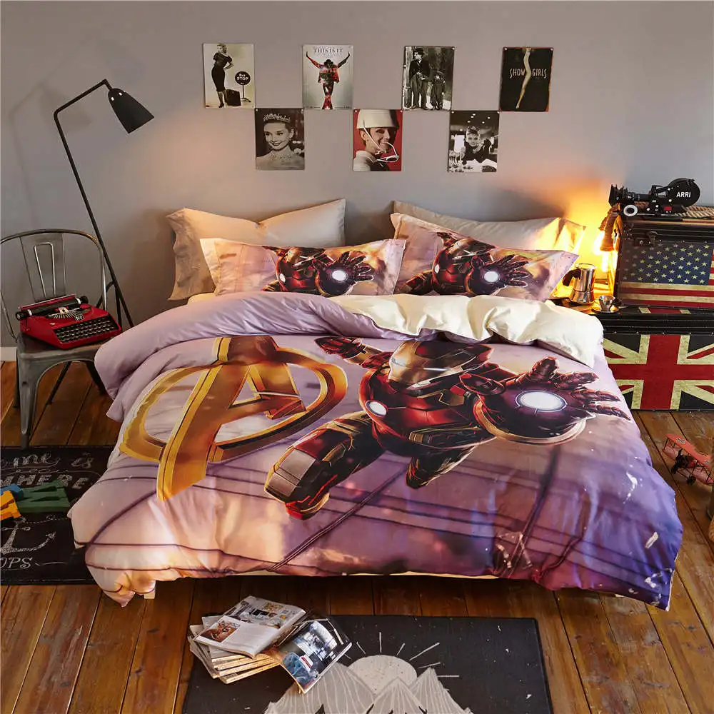 Marver капитан Ameri queensize Постельное белье 3/4 предмета в детском костюме, пена подушкой homd Декор пододеяльник комплекты 3D печать подарок на день рождения; Новинка - Цвет: MAV917