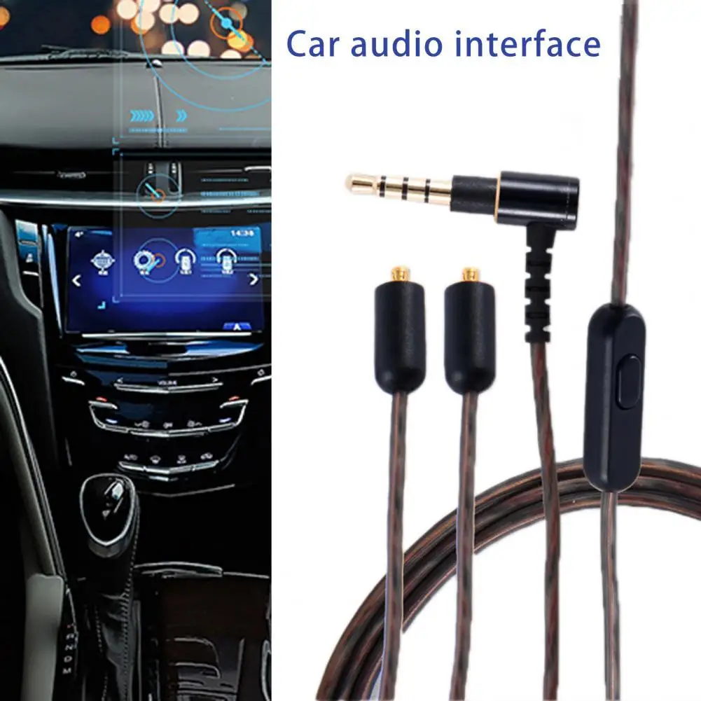 Wire Control Compact 3.5mm MMCX Pin Headset Upgrade Cord Plug Play Audio Connecting Lossless | Электроника