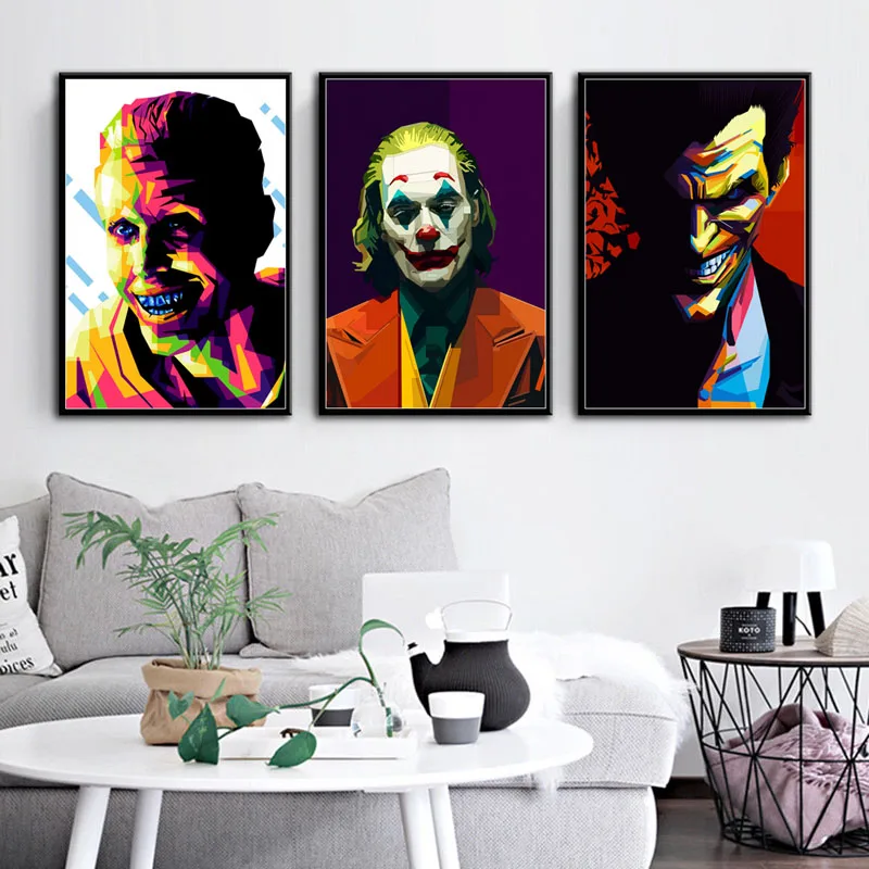 Diamond Painting Full Rhinestone Mosaic Pop Art Batman Movie Anime Joker Embroidery 5D Needlework Crafts | Дом и сад
