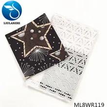 LIULANZHI, Африканская Хлопковая ткань,, 2,5 ярдов, хлопковое кружево+ 3 ярдов, хлопок, батик, ткань для женщин, ML8WR93-ML8WR122