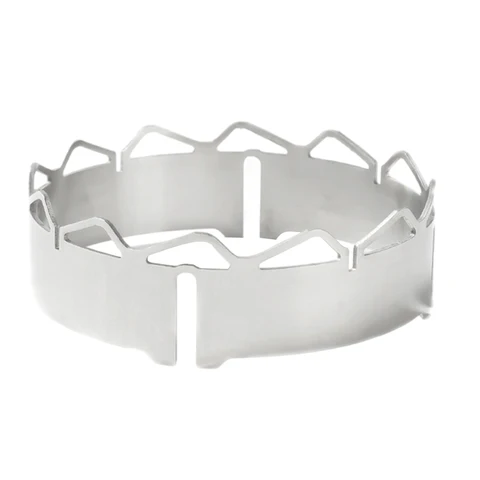 Stove Windshield Shelf Bracket Stainless Steel Windproof Ring For Outdoor Camping Picnic Kitchen Cooking Windproof Ring